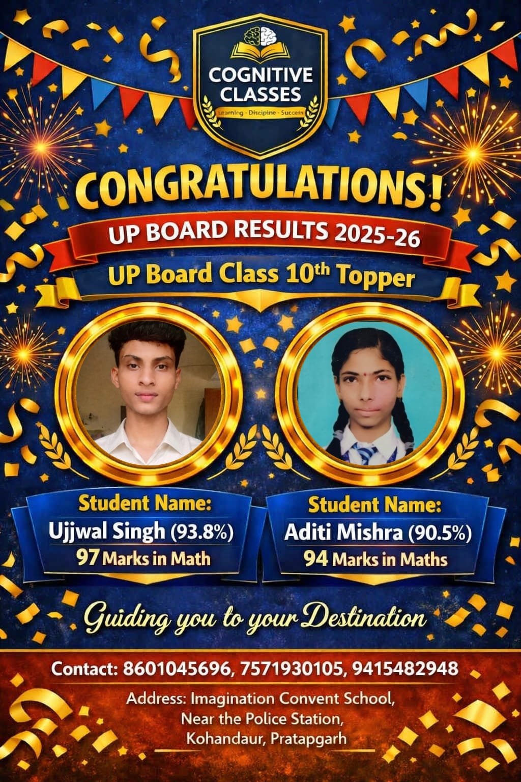 Toppers class 10th Session 2025-26